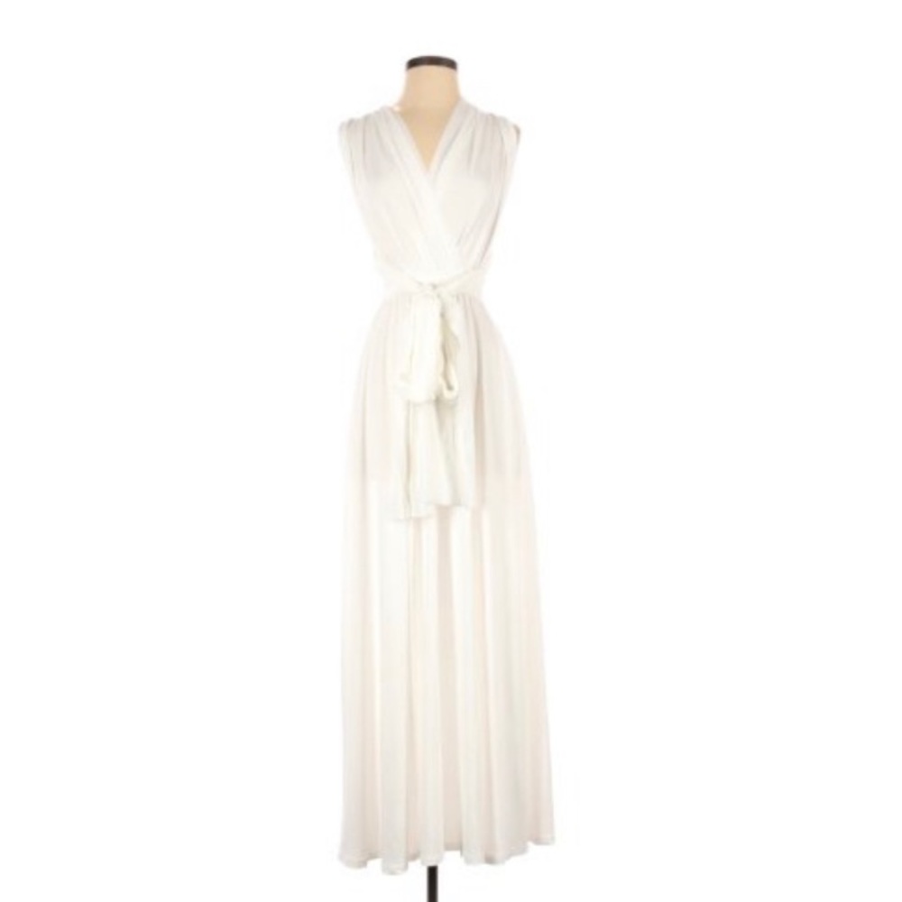 Ibton Castle white flowy dress Size S